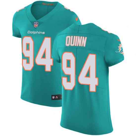 Nike Dolphins #94 Robert Quinn Aqua Green Team Color Mens Stitched NFL Vapor Untouchable Elite Jersey